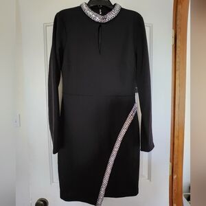 Black, Guess Party dress, size 6 with rhinestone accent